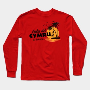 Costa Del Cymru Long Sleeve T-Shirt